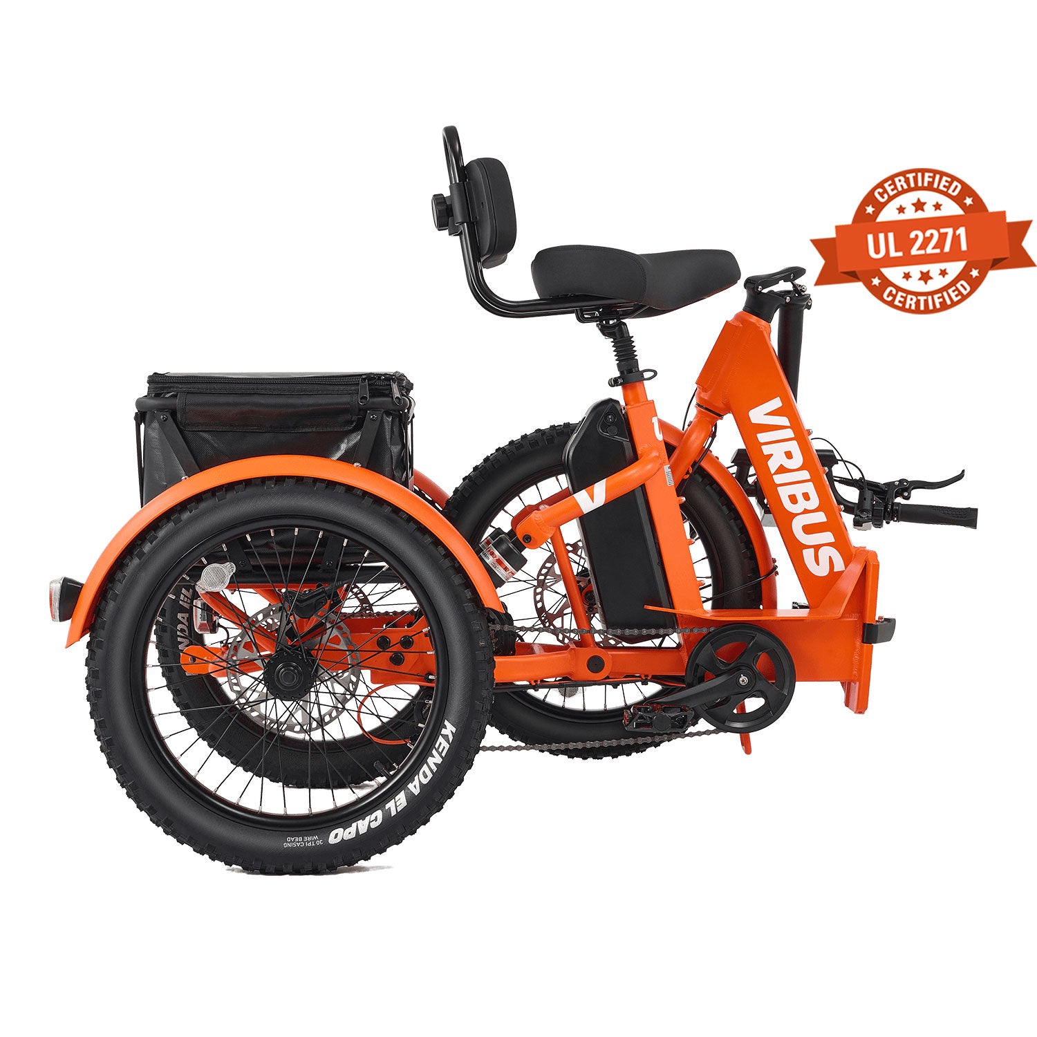 Viribus FC1 Folding Fat Tire Electric Tricycle
