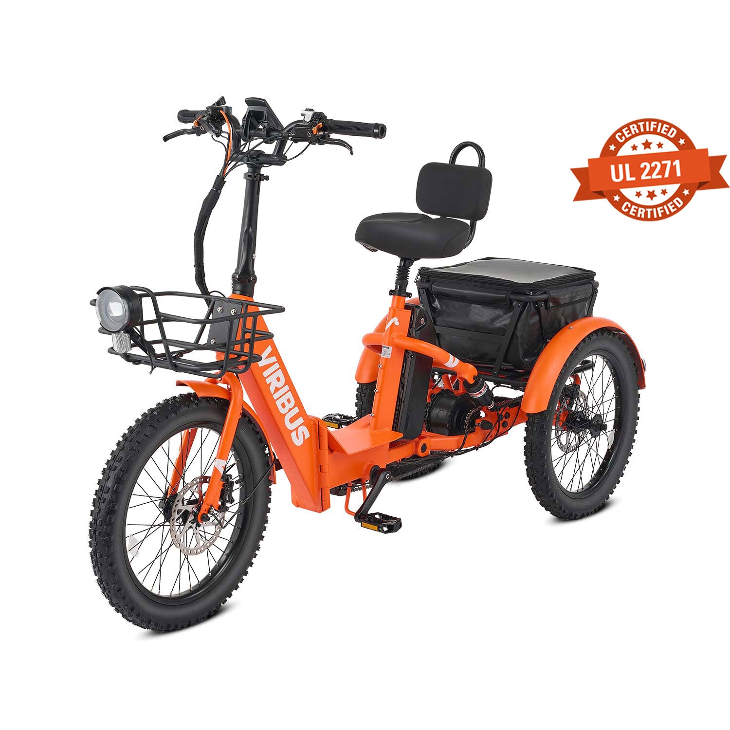 Viribus FC1 Folding Fat Tire Electric Tricycle