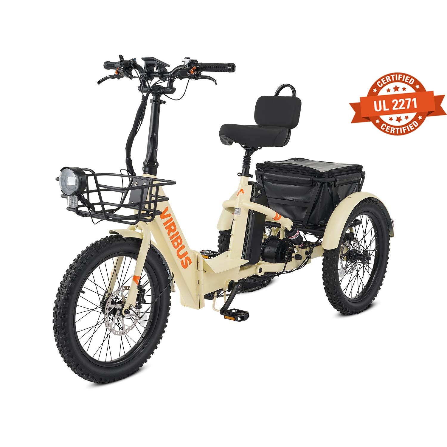 Viribus FC1 Folding Fat Tire Electric Tricycle