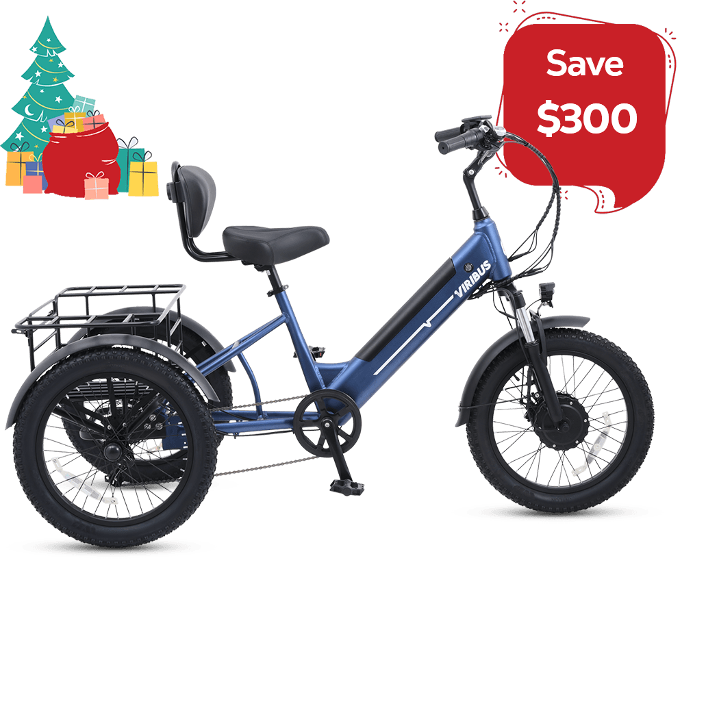 Viribus SC5 Fat Tire Electric Tricycle for Adults 3wheel electric bike