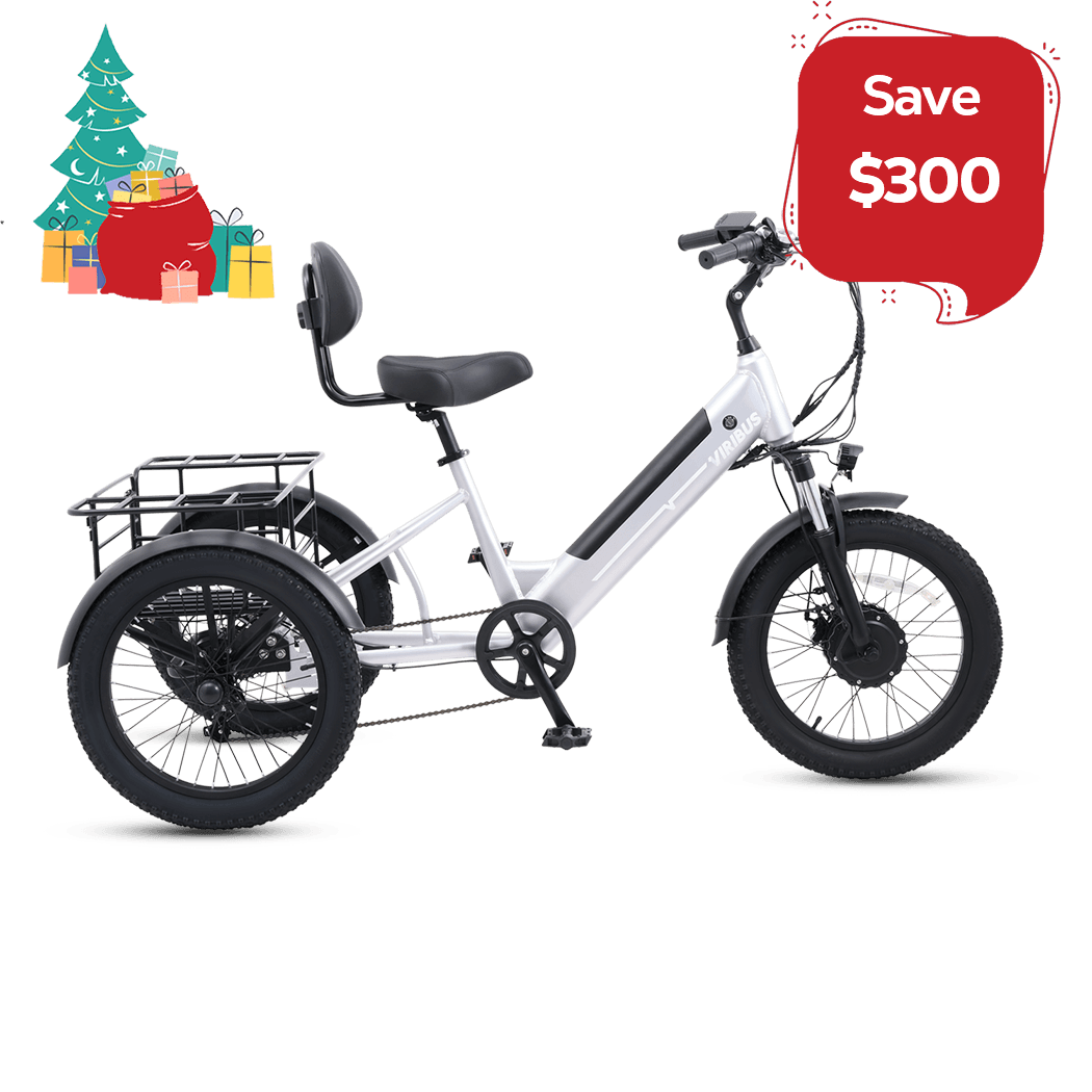 Viribus SC5 Fat Tire Electric Tricycle for Adults 3wheel electric bike