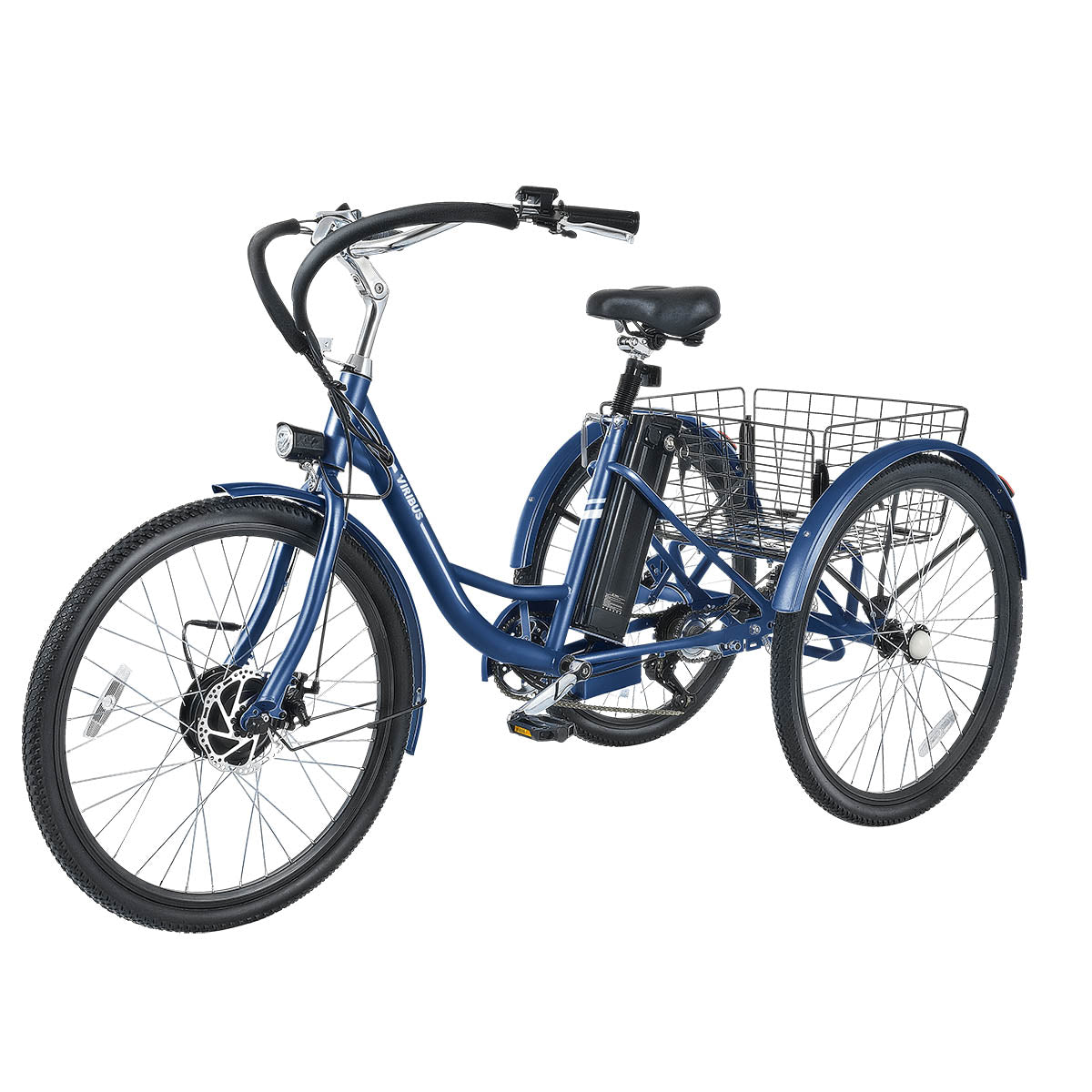 Viribus TriGo Plus Electric Tricycle for Adults 3 Wheel Bike