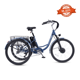 Viribus TriGo Electric Tricycle for Adults 3 Wheel Electric Bike