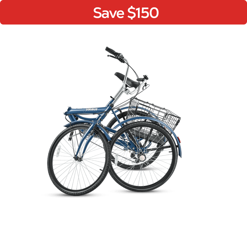 Velobike 170mm 12° Birch 20 Inch Folding Bike For Adult Shimano 7 Speed With Front