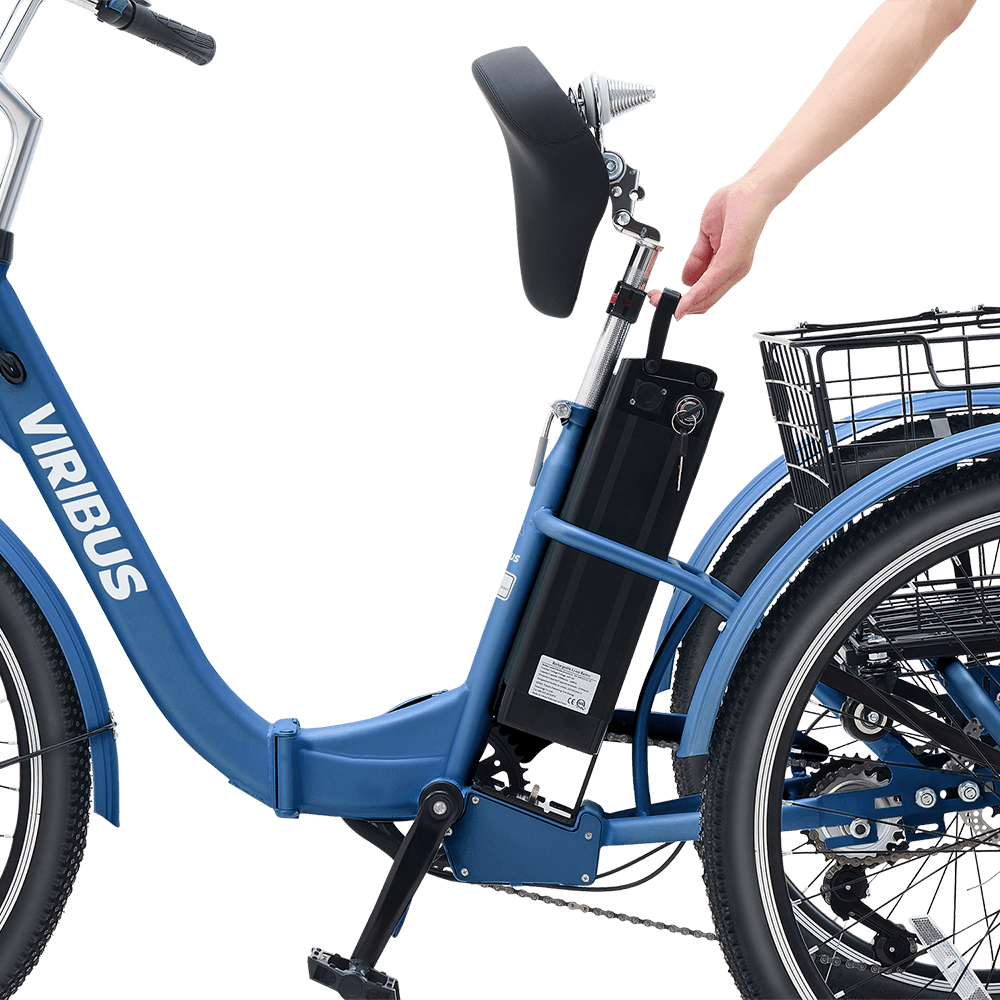 TriGo Folding Electric Tricycle 3 Wheel Electric Bike