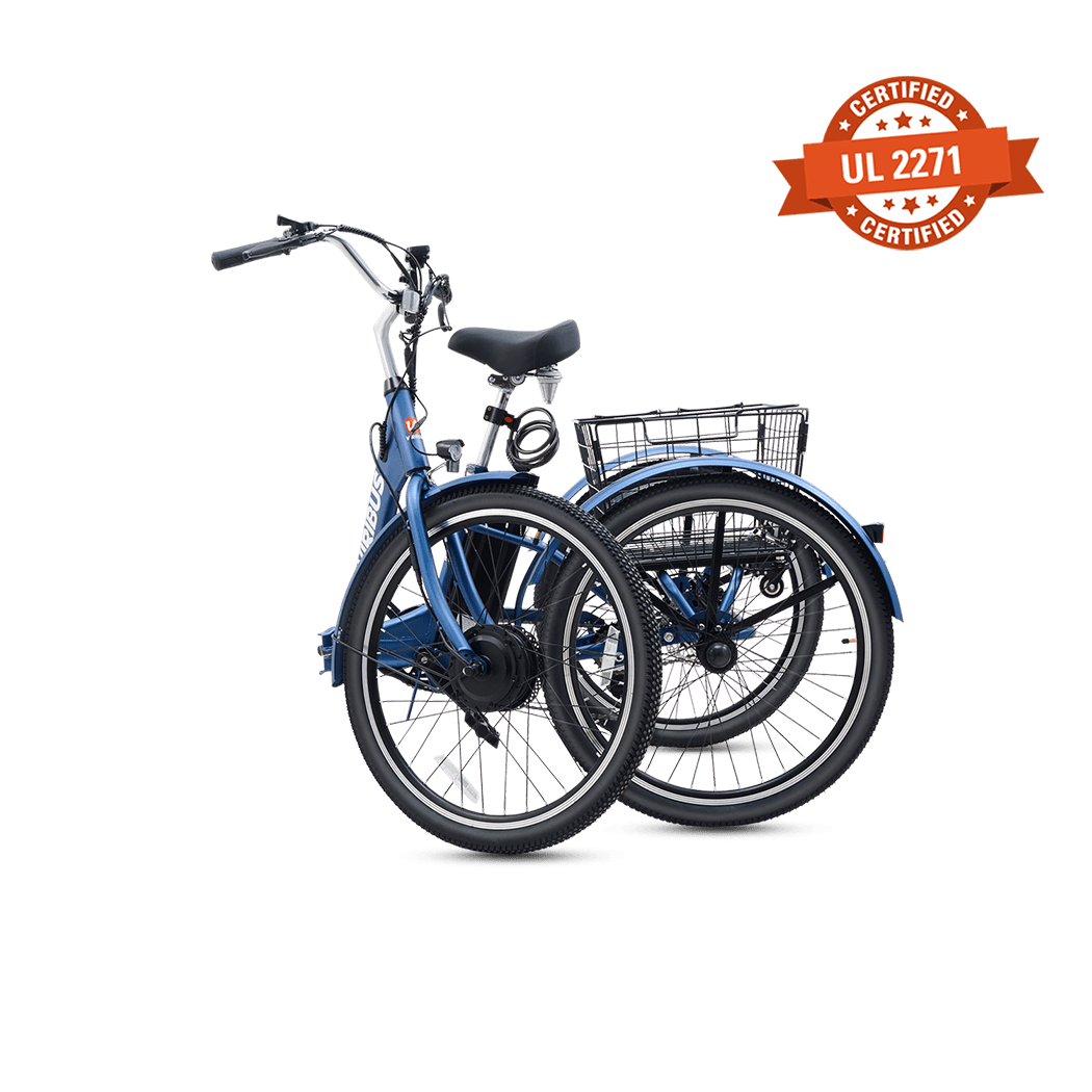 TriGo Folding Electric Tricycle 3 Wheel Electric Bike