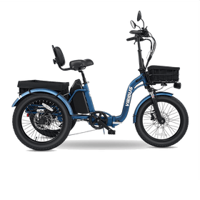 Viribus ST1 eTrike Folding Fat Tire Electric Tricycle