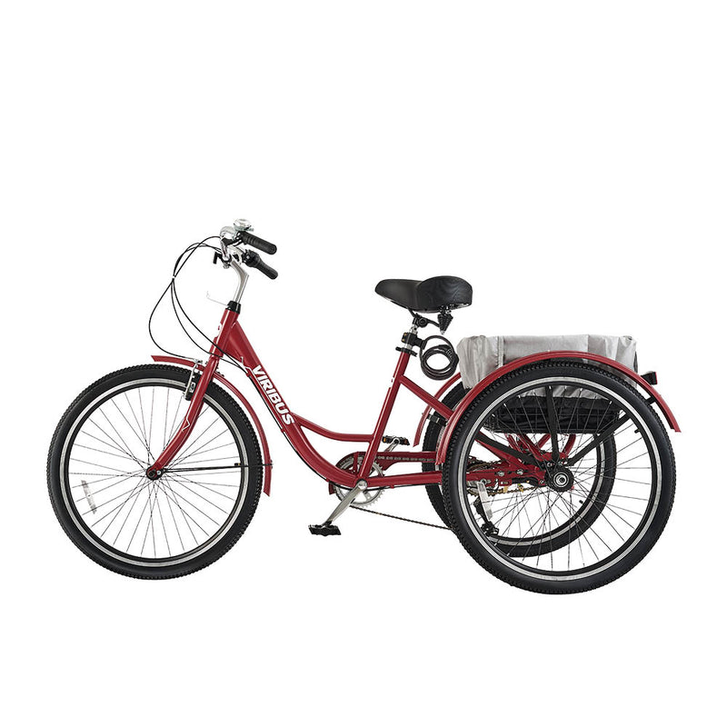 Viribus Adult Tricycle 7-Speed Tricycle for Adults