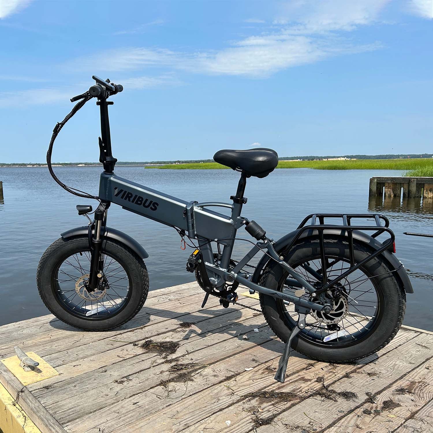 Full suspension deals folding ebike