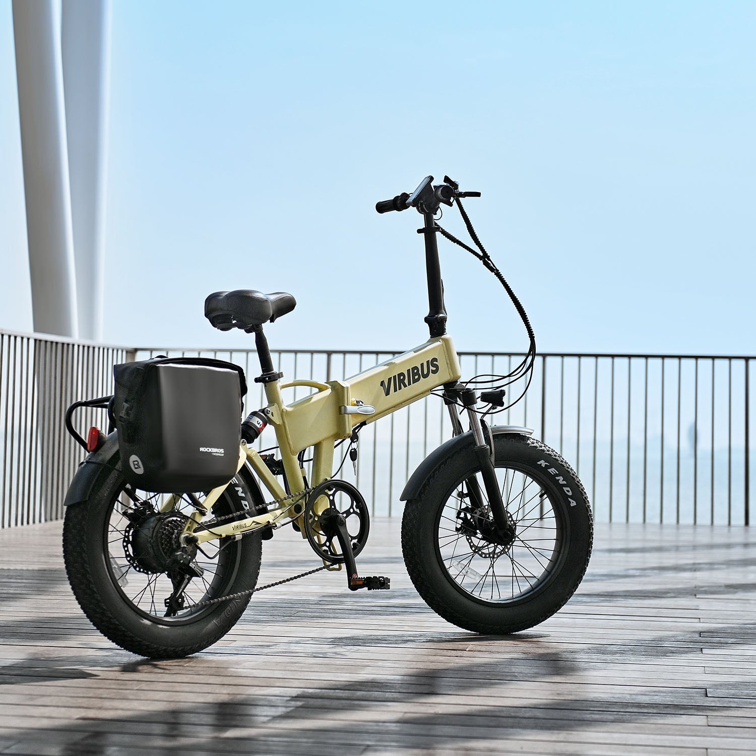 Viribus Getaway Plus Full Suspension Fat Tire Electric Folding Bike