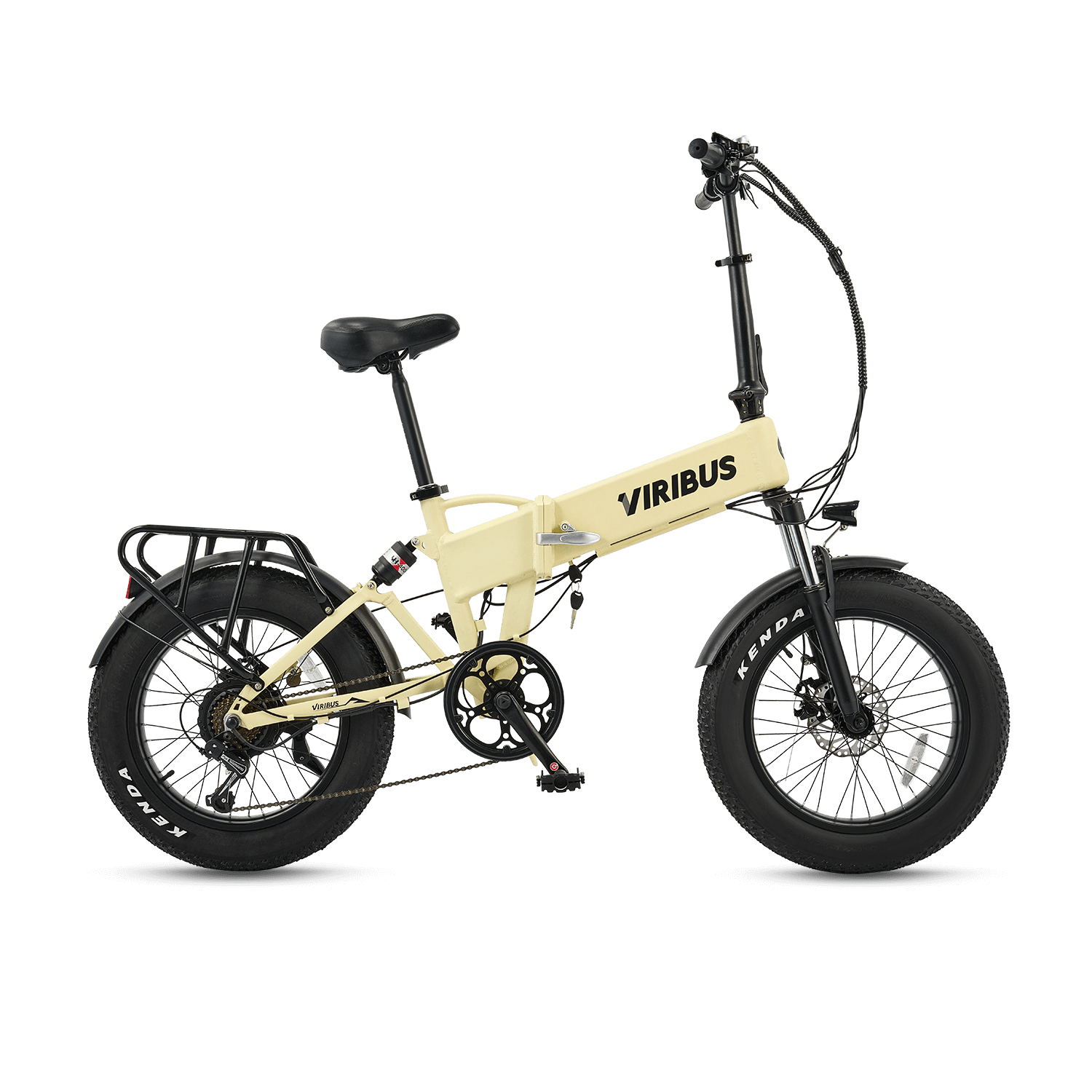 Viribus Getaway Plus Full Suspension Fat Tire Electric Folding Bike