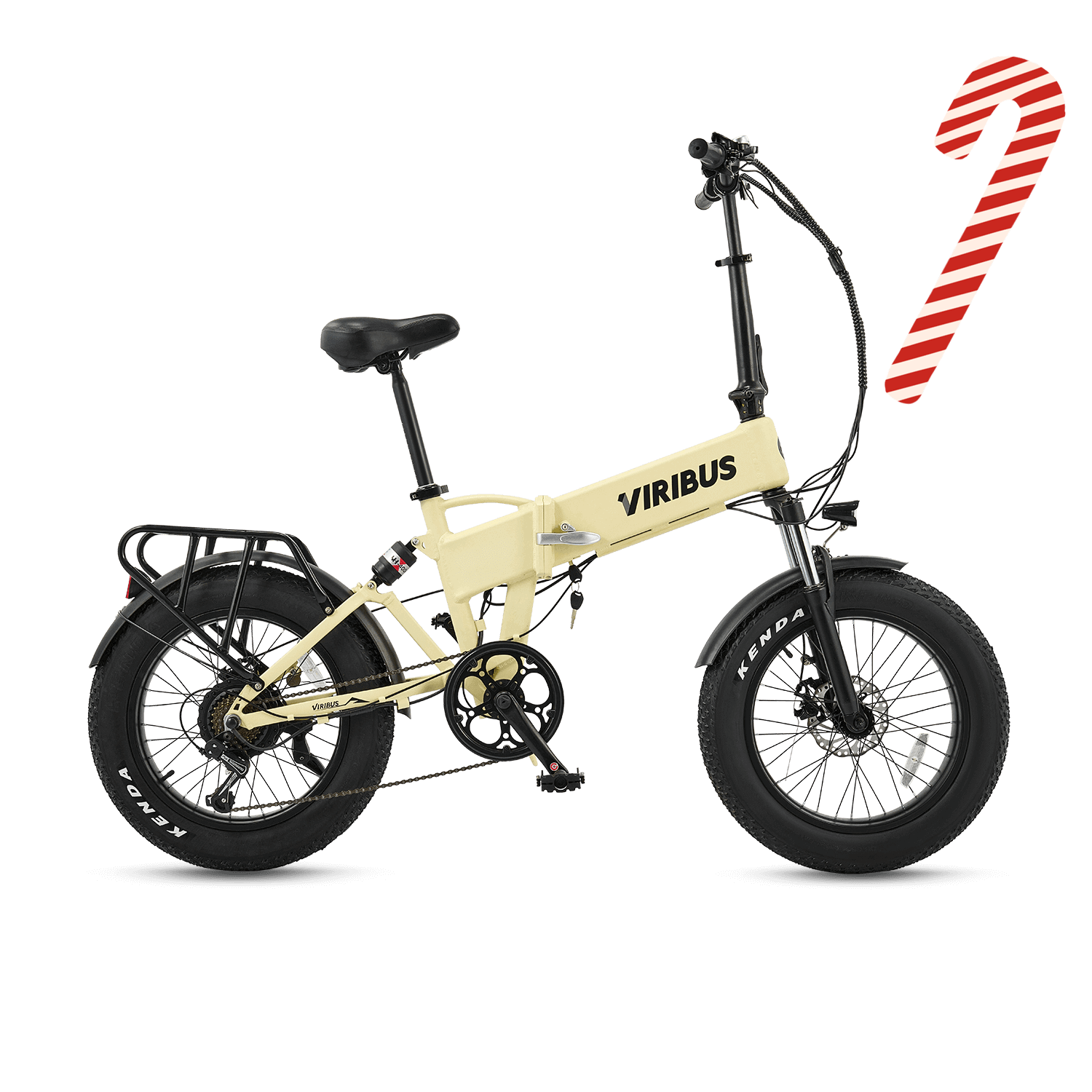 Viribus Getaway Plus Full Suspension Electric Folding Bike