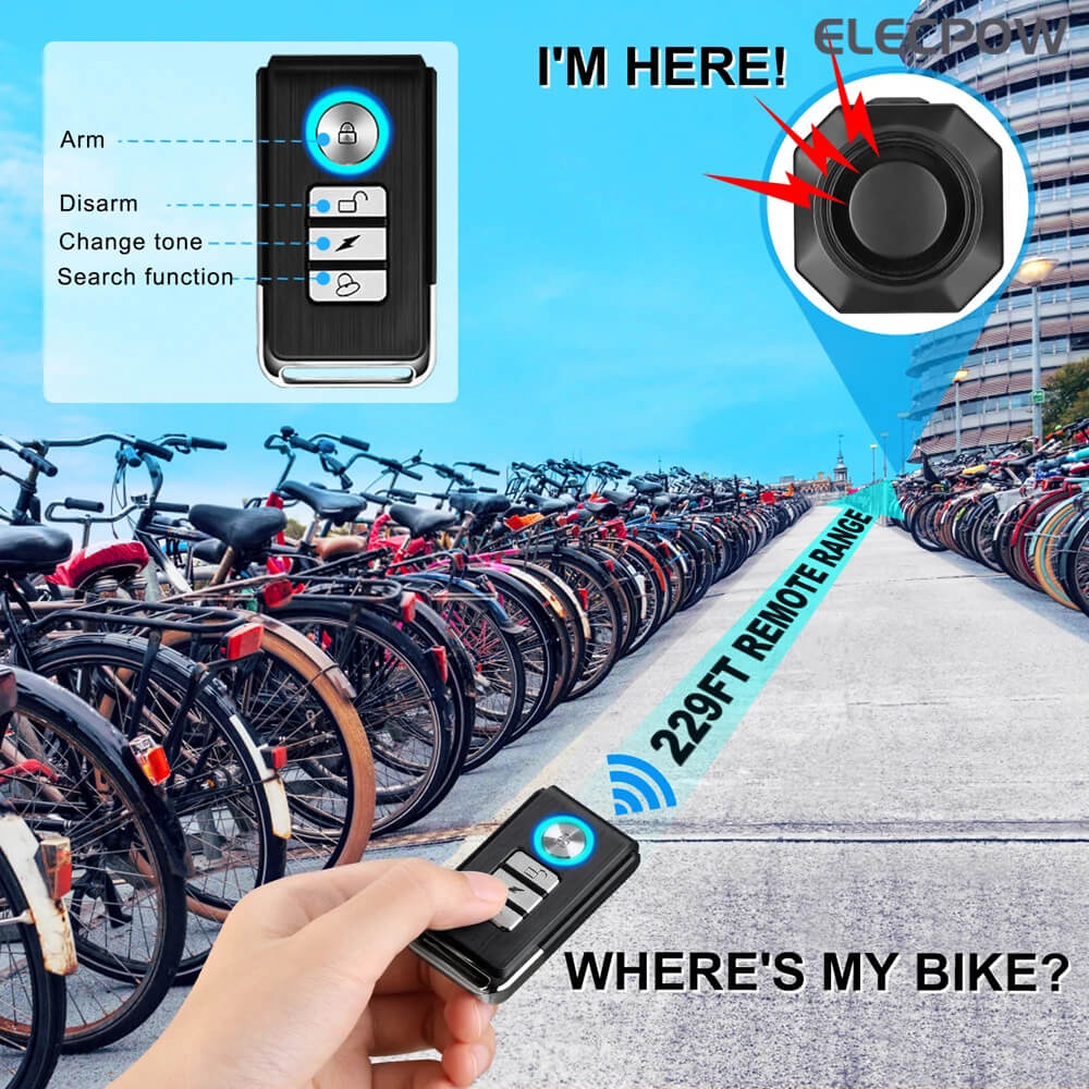 Anti Theft Vibration Bike Alarm