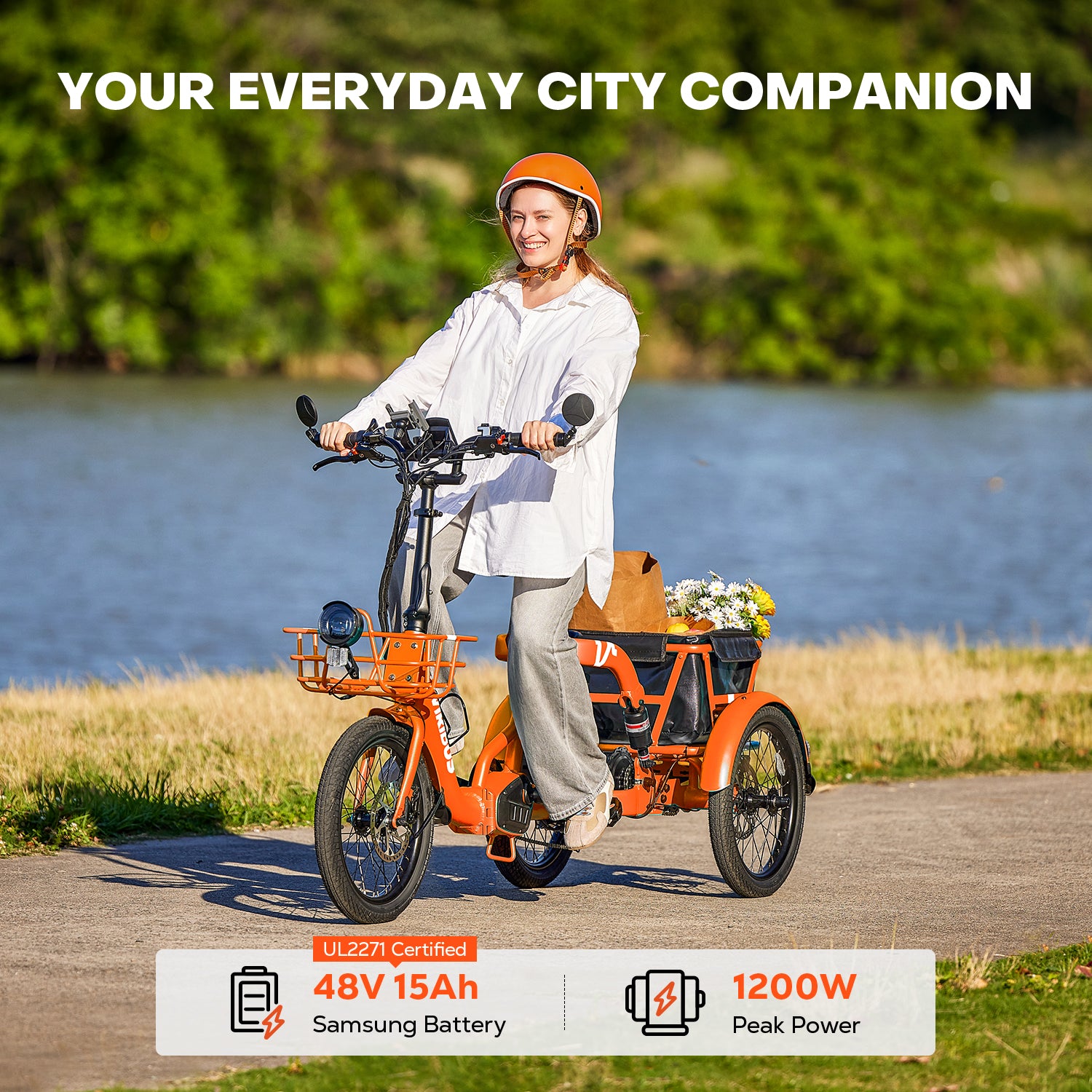 Viribus FC2 Folding Electric Tricycle