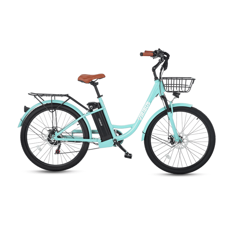 Viribus Step-Through EBike Electric Cruiser Bike Easier To Board