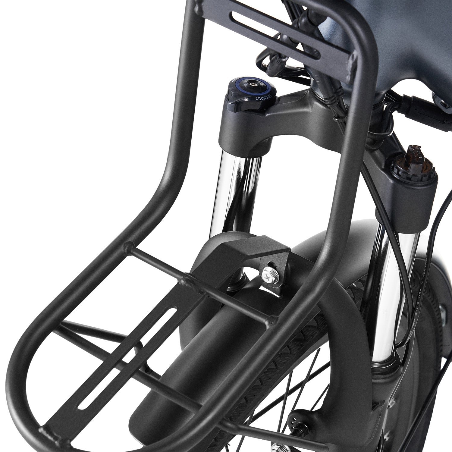 Viribus DuoSense City E-Bike with Front Rack
