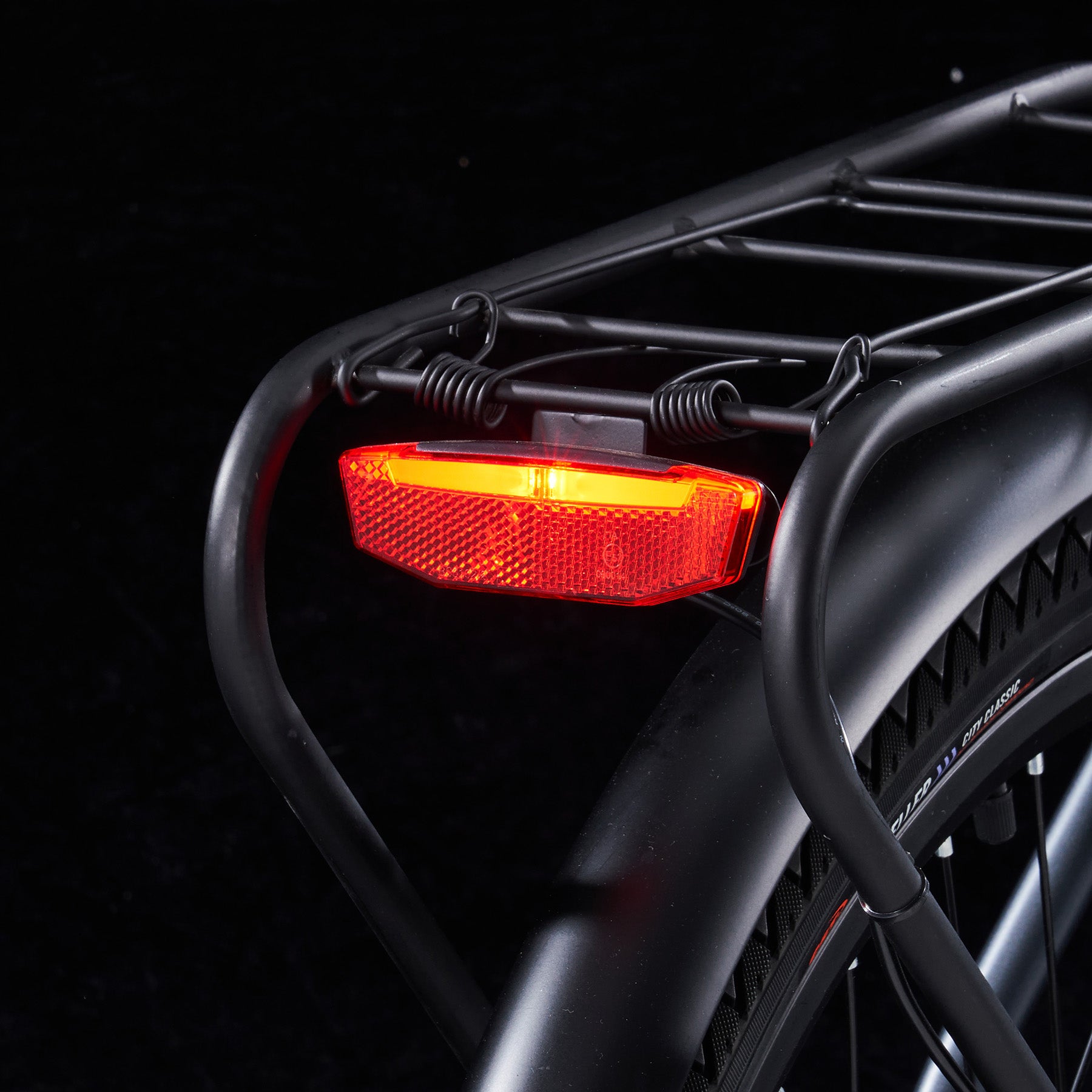 Viribus DuoSense Electric Cruiser Bike  Brake Rear Light