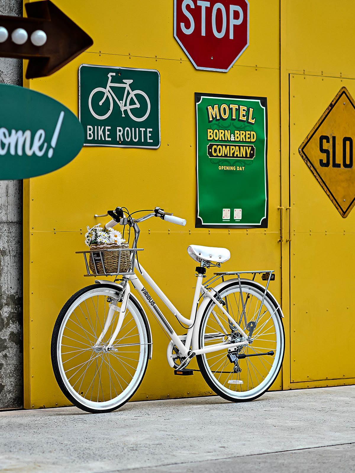 Ray white yellow bike on sale