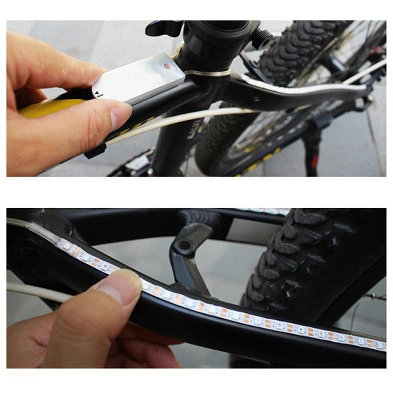  LED Bike Warning Signal Light - Blue