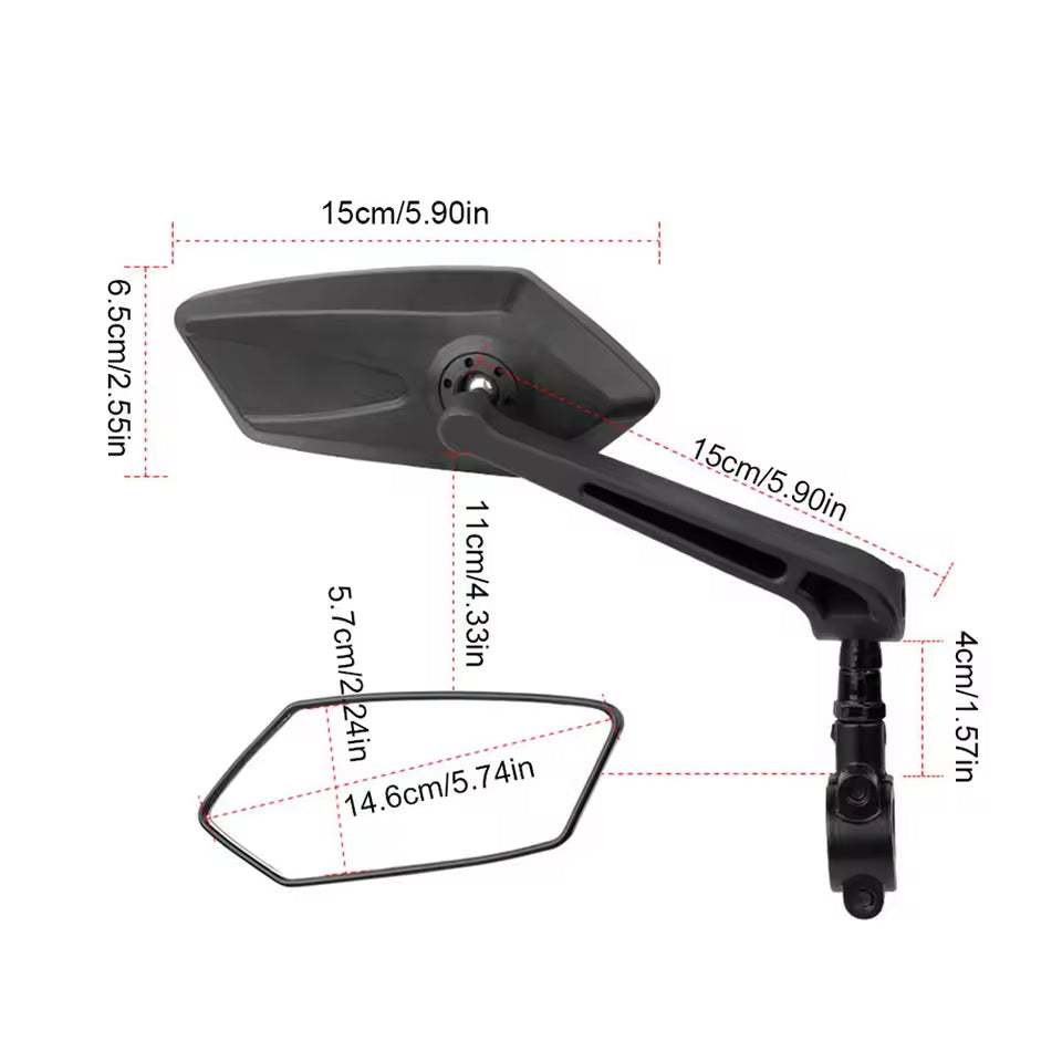 Bike Mirrors for Electric Bike Electric Trike| E Bikes for Sale