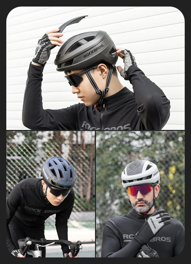 Magnetic Suction Shell Helmets Cycling Rock Bike Helmet