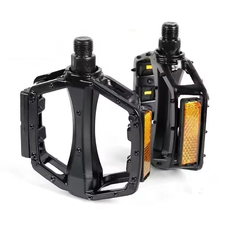 Viribus Bike Pedals, Aluminum Alloy Pedals with Nonskid Reflectors