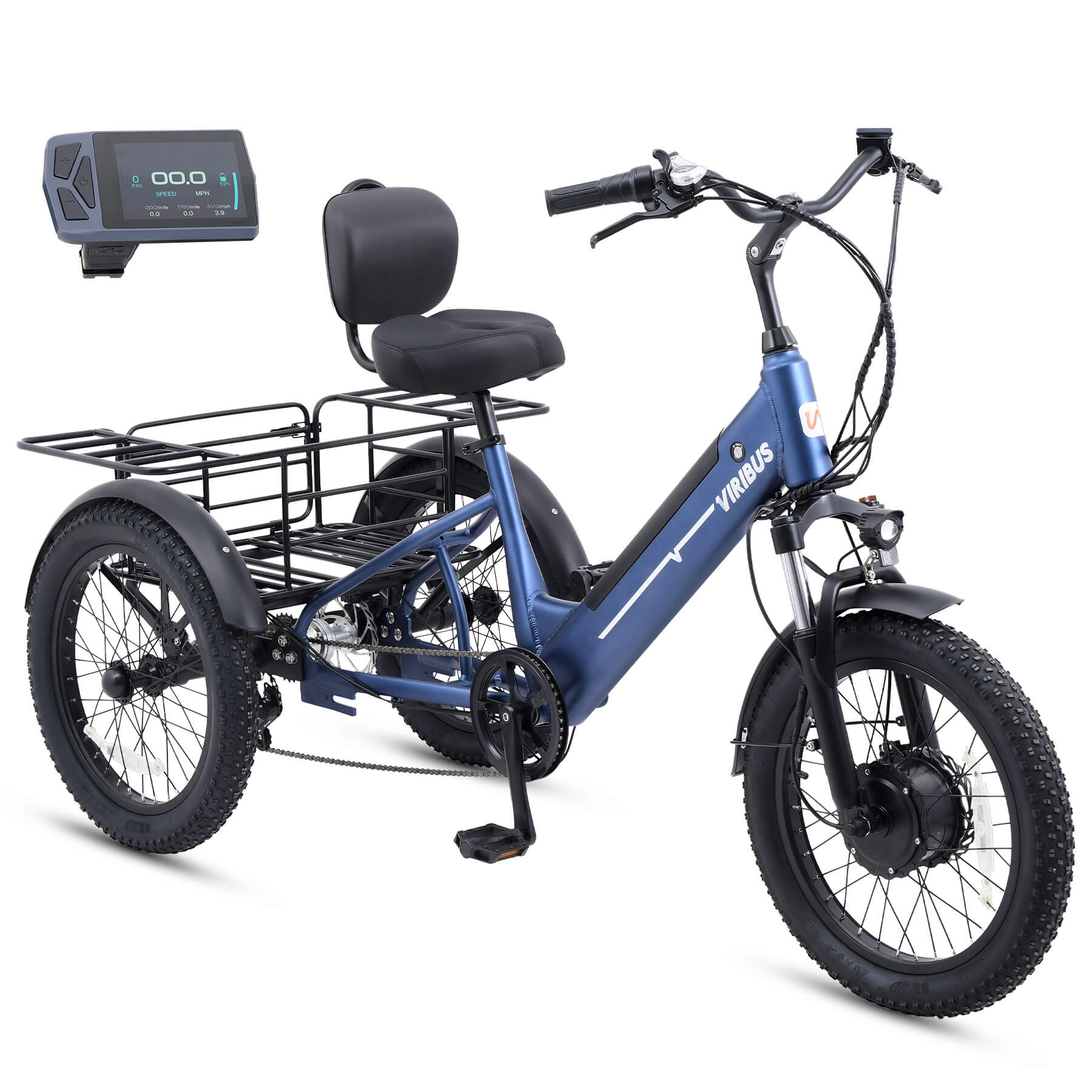 Viribus SC5 Fat Tire Electric Tricycle for Adults 3wheel electric bike