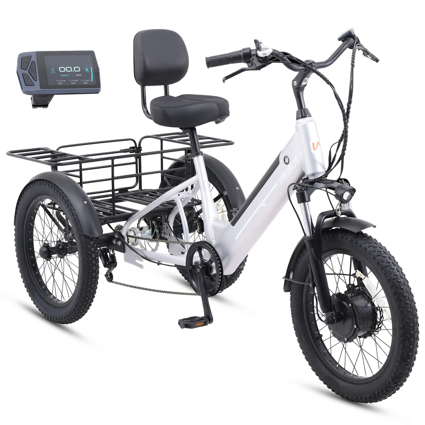 Viribus SC5 Fat Tire Electric Tricycle for Adults 3wheel electric bike