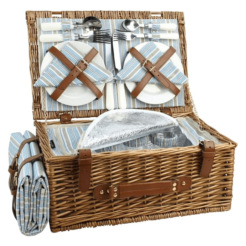 Wicker Picnic Basket for Tricycle